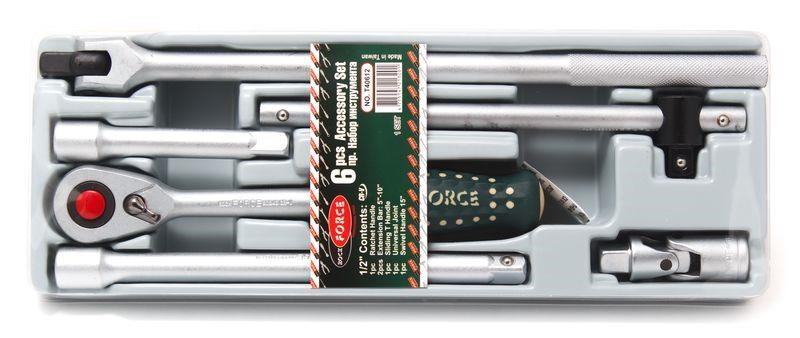 Rock Force RF-T40612 Набір інструментів 6пр., 1/2 "(тріскачка, подовжувачі, воротки, кардан) в лотку RFT40612: Купити в Україні - Добра ціна на EXIST.UA!