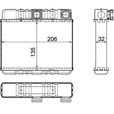Mahle/Behr Радиатор отопителя салона – цена 3567 UAH