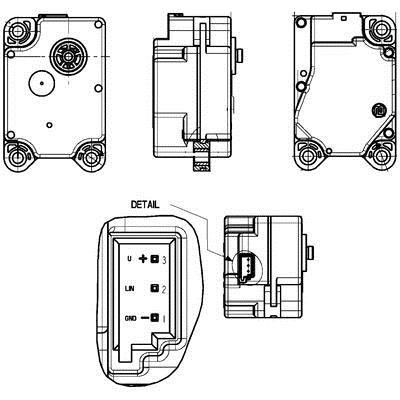Mahle/Behr Привод заслонки отопителя – цена 6693 UAH