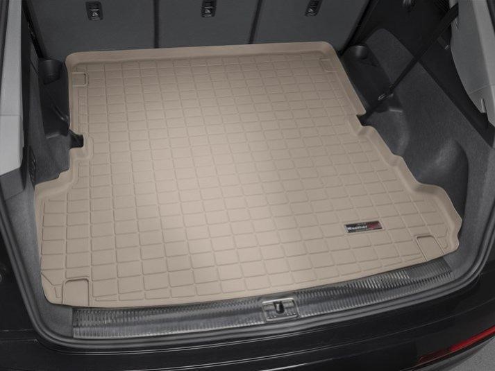 Коврик Weathertech Beige для Audi Q7/SQ7 (mkII)(3 rows)(trunk behind 2 row) 2015 Weathertech 41853