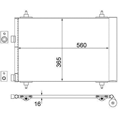 Mahle/Behr Радиатор кондиционера (Конденсатор) – цена 4275 UAH