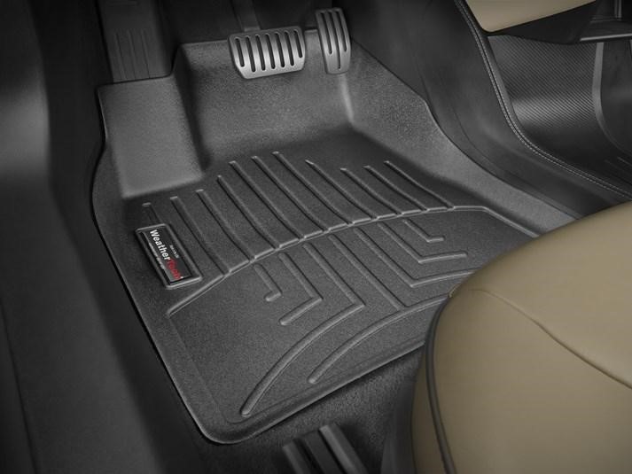 445091 Weathertech Коврики Weathertech Black для Nissan Pathfinder (EU)(mkIII)(1 row)(3 fixing) 2010-2012