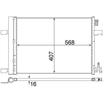 Mahle/Behr Радиатор кондиционера (Конденсатор) – цена 5382 UAH