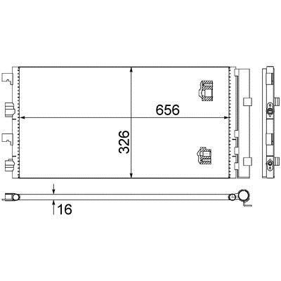 Mahle/Behr Радиатор кондиционера (Конденсатор) – цена 4758 UAH