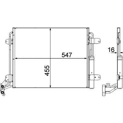 Mahle/Behr Радиатор кондиционера (Конденсатор) – цена 7275 UAH