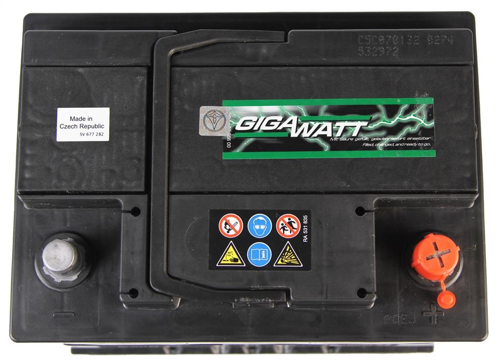 Батарея акумуляторна Gigawatt 12В 60Аг 540А(EN) R+ Gigawatt 0185756009 - фото 2