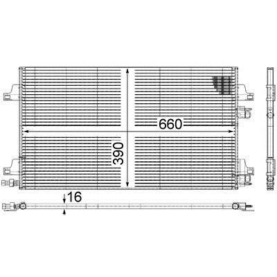 Mahle/Behr AC 366 000S Радіатор кондиціонера (Конденсатор) AC366000S: Купити в Україні - Добра ціна на EXIST.UA!