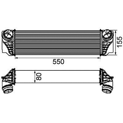 Mahle/Behr Интеркулер – цена 11823 UAH