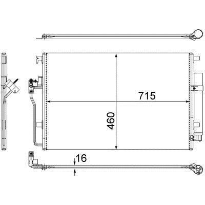 Mahle/Behr Радиатор кондиционера (Конденсатор) – цена 6420 UAH