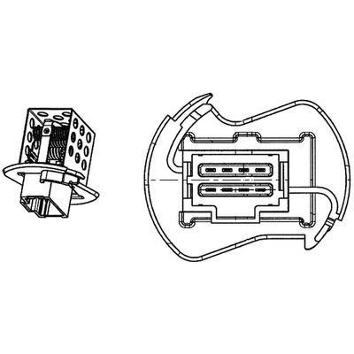 Mahle&#x2F;Behr Резистор електродвигуна вентилятора – ціна 1210 UAH