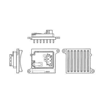 Mahle/Behr Регулятор вентилятора отопителя салона – цена 3633 UAH