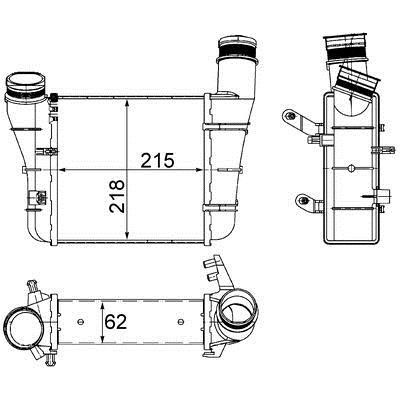 CI336000S Mahle/Behr Интеркулер