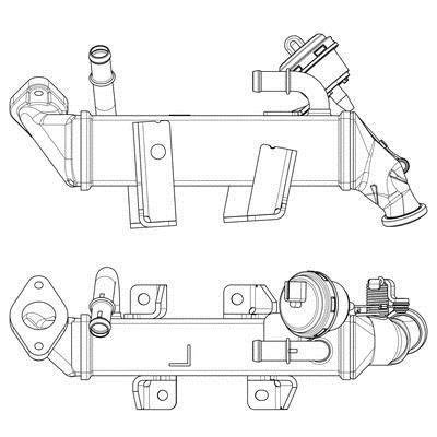 Mahle/Behr Радиатор охлаждения отработанных газов – цена 9120 UAH