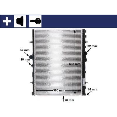 Mahle/Behr Радиатор охлаждения двигателя – цена 6327 UAH
