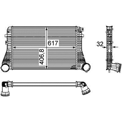 Mahle/Behr Интеркулер – цена 7794 UAH