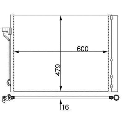 Mahle/Behr Радиатор кондиционера (Конденсатор) – цена 5325 UAH