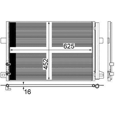 Mahle/Behr Радиатор кондиционера (Конденсатор) – цена 7587 UAH