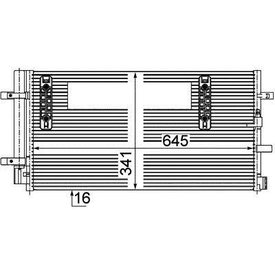 Mahle/Behr Радиатор кондиционера (Конденсатор) – цена 12060 UAH