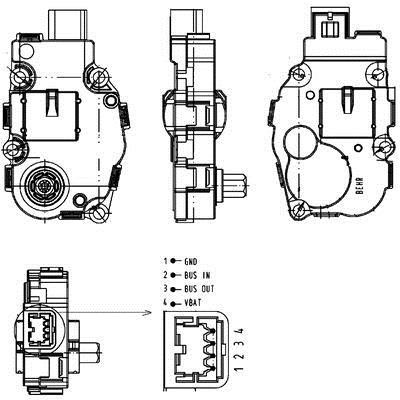 Mahle/Behr Привод заслонки отопителя – цена 1539 UAH