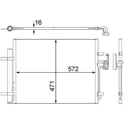 Mahle/Behr Радиатор кондиционера (Конденсатор) – цена 6906 UAH