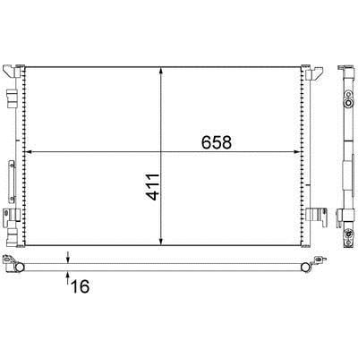 Mahle/Behr Радиатор кондиционера (Конденсатор) – цена 4044 UAH