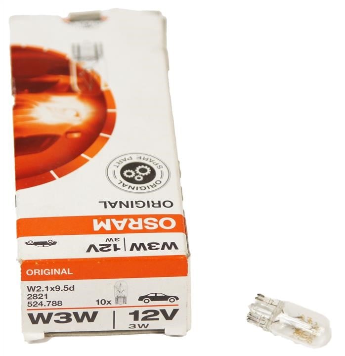 Лампа накаливания W3W 12V 3W Osram 2821