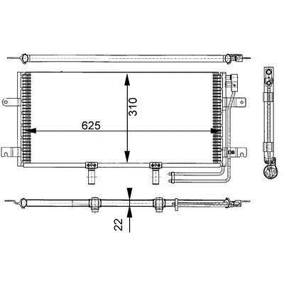 Mahle/Behr Радиатор кондиционера (Конденсатор) – цена 10506 UAH
