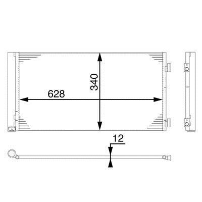 Mahle/Behr Радиатор кондиционера (Конденсатор) – цена 6825 UAH