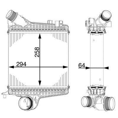 Mahle/Behr Интеркулер – цена 12309 UAH