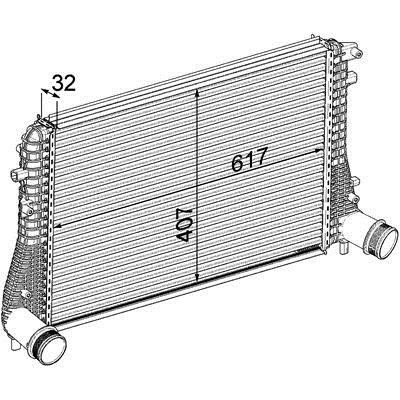 Mahle/Behr Интеркулер – цена 7116 UAH