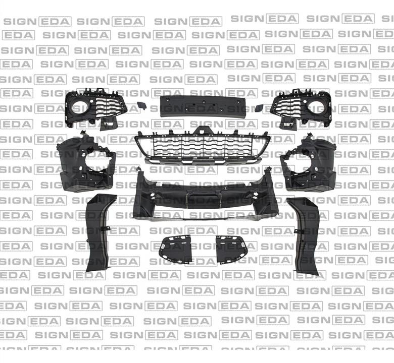 Бампер Signeda PBM04208SET