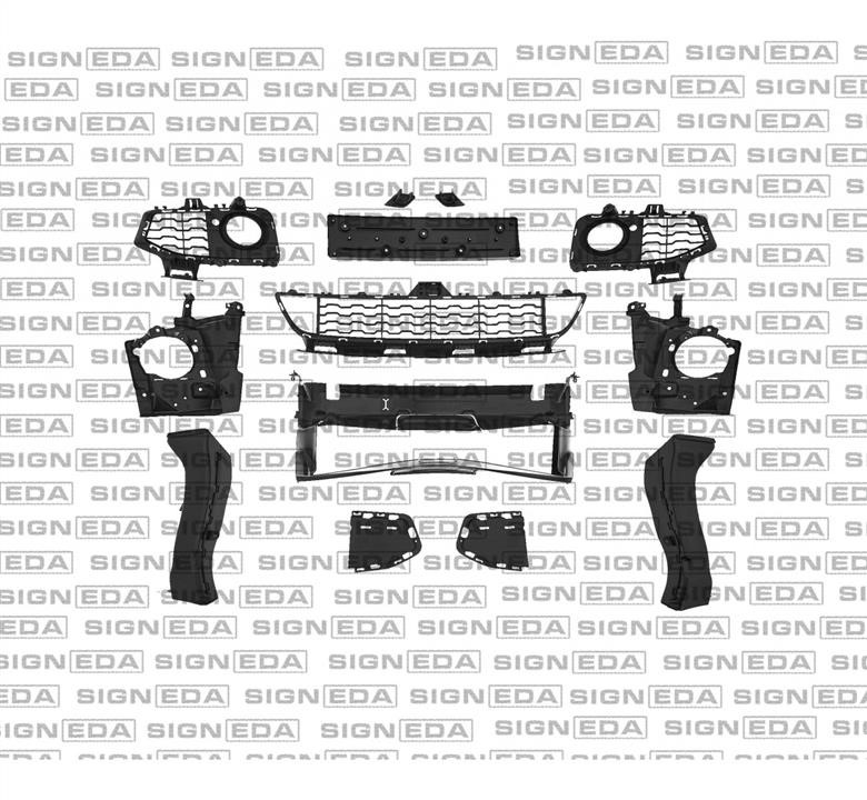 Бампер Signeda PBM04209SET