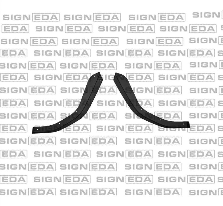 Спойлер бампера Signeda PBM05067CVSET