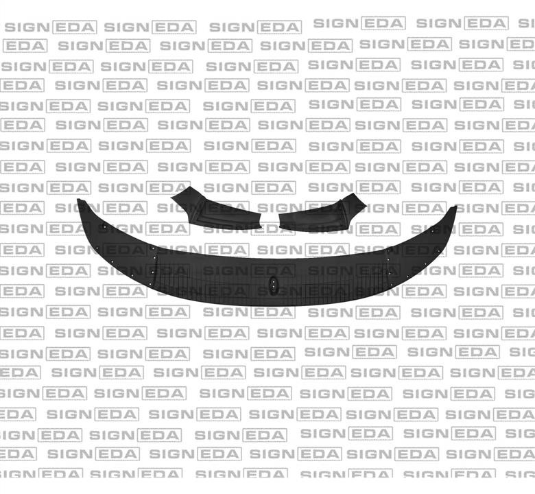 Спойлер бампера Signeda PBM05093MPVA