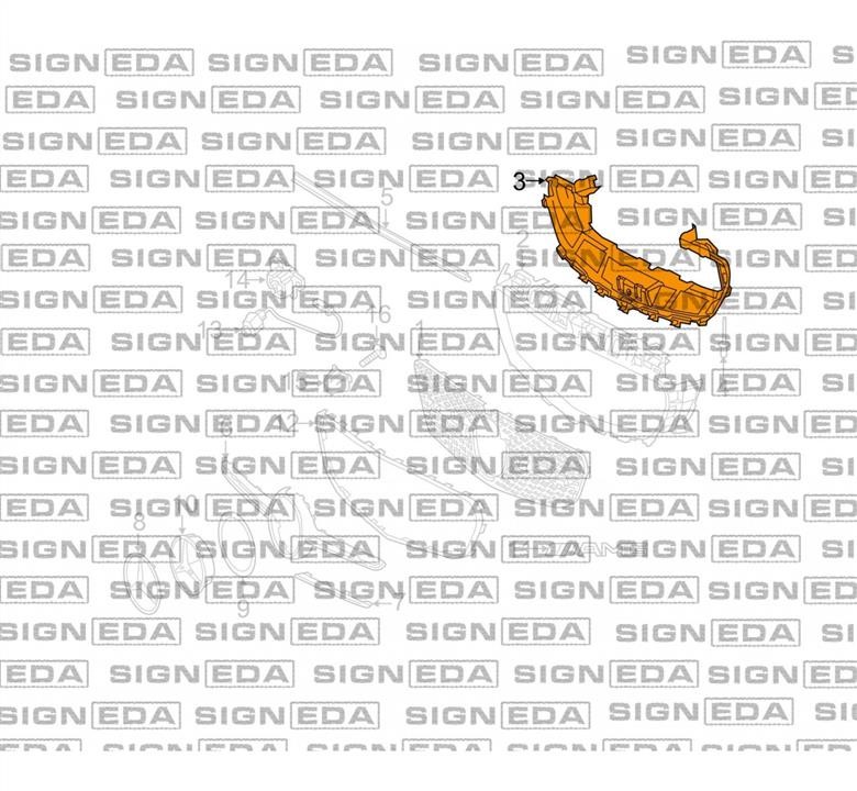 Купити Signeda PBZ43001CA за низькою ціною в Україні!
