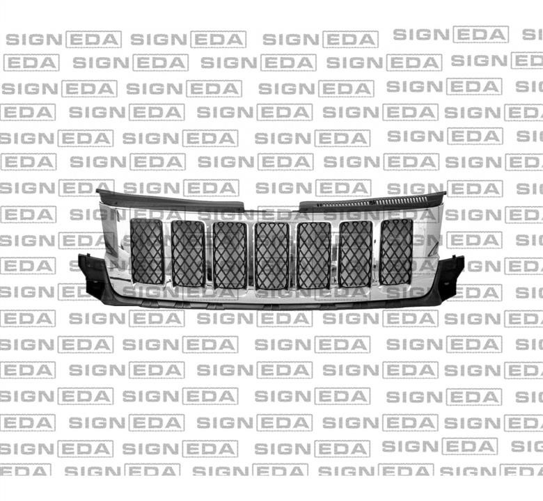 Радіаторна решітка Jeep Grand Cherokee (Джип Гранд Черокі): PCR07037GH Signeda Решітка радіатора