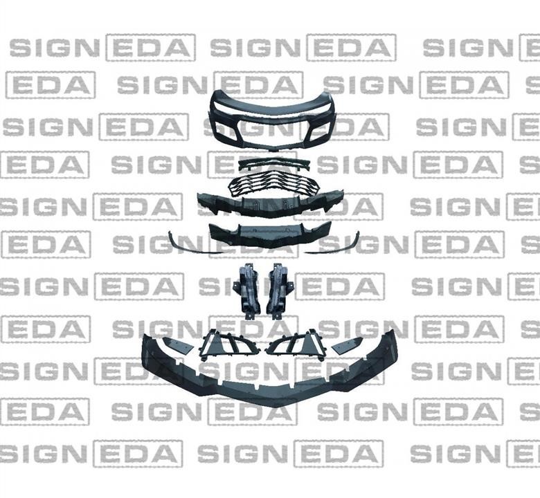 Бампер передній Шевроле: PCV04256FGZL1 Signeda Бампер передній