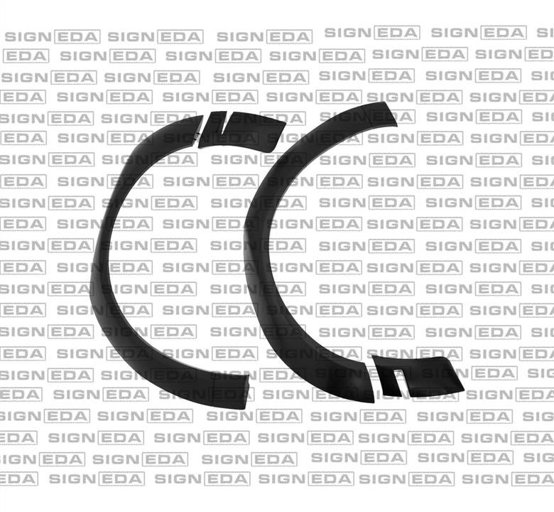 Накладки крила Додж: PDG01004DEMSET Signeda Розширювач крила
