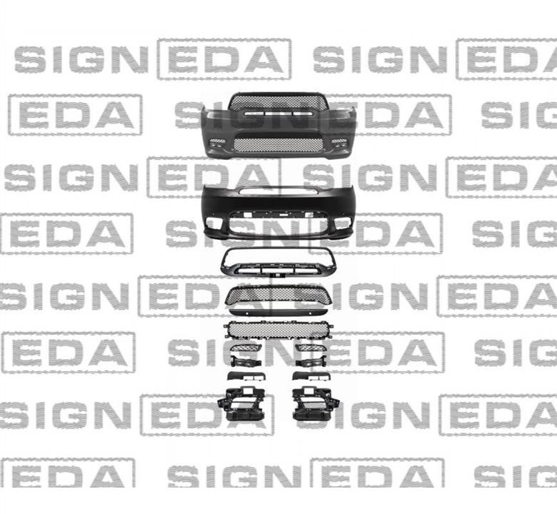 Передний бампер Додж: PDG04191BQSET Signeda Бампер передний