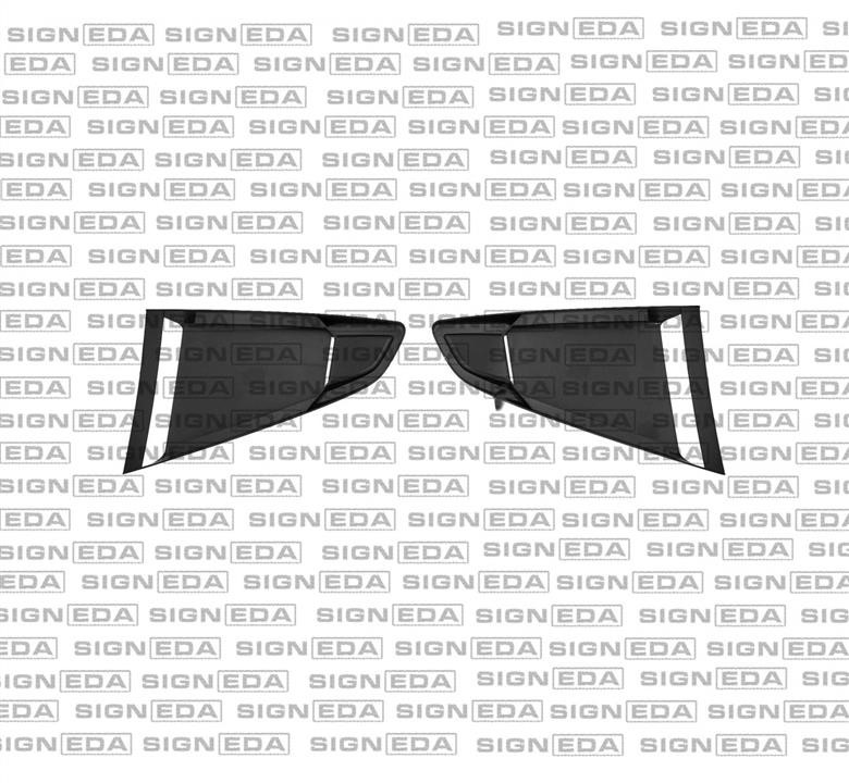 Жалюзи заднего стекла, комплект Signeda PFD06010VA