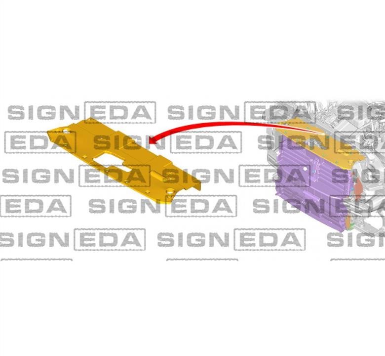 PFD33320A Signeda Дефлектор радиатора