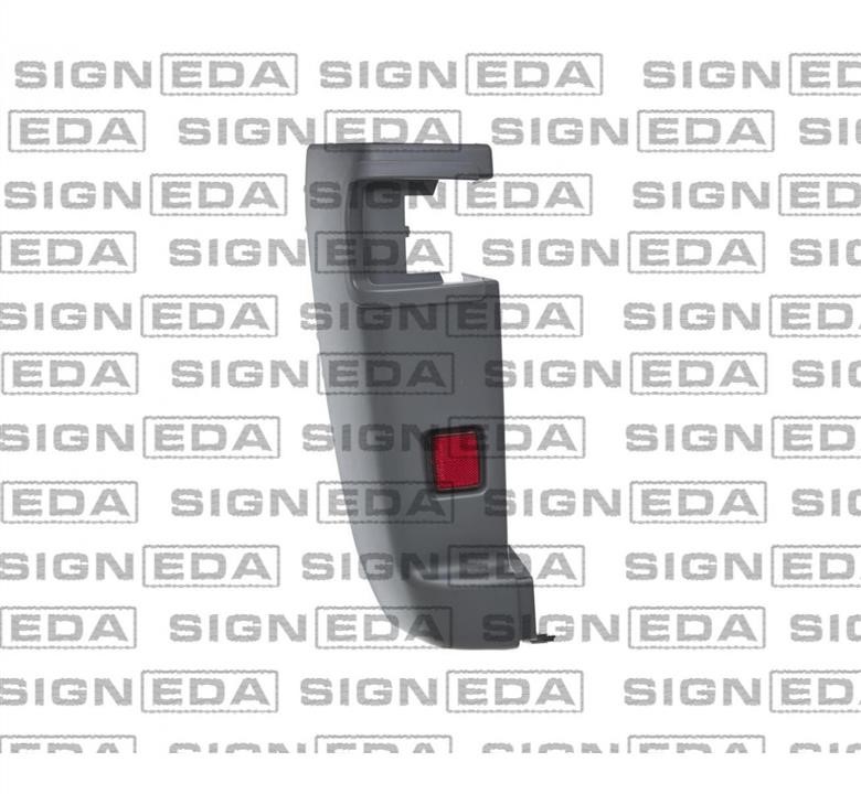 Задний бампер Fiat Ducato (Фиат Дукато): PFT04038PAR Signeda Угольник бампера заднего