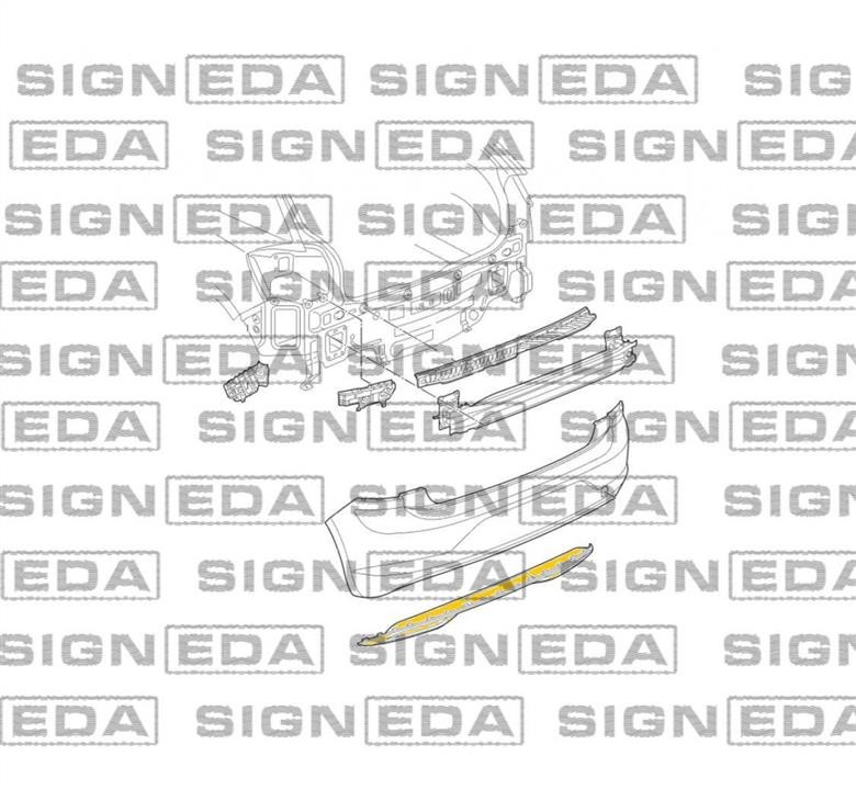 PVG05224VA Signeda Спойлер бампера