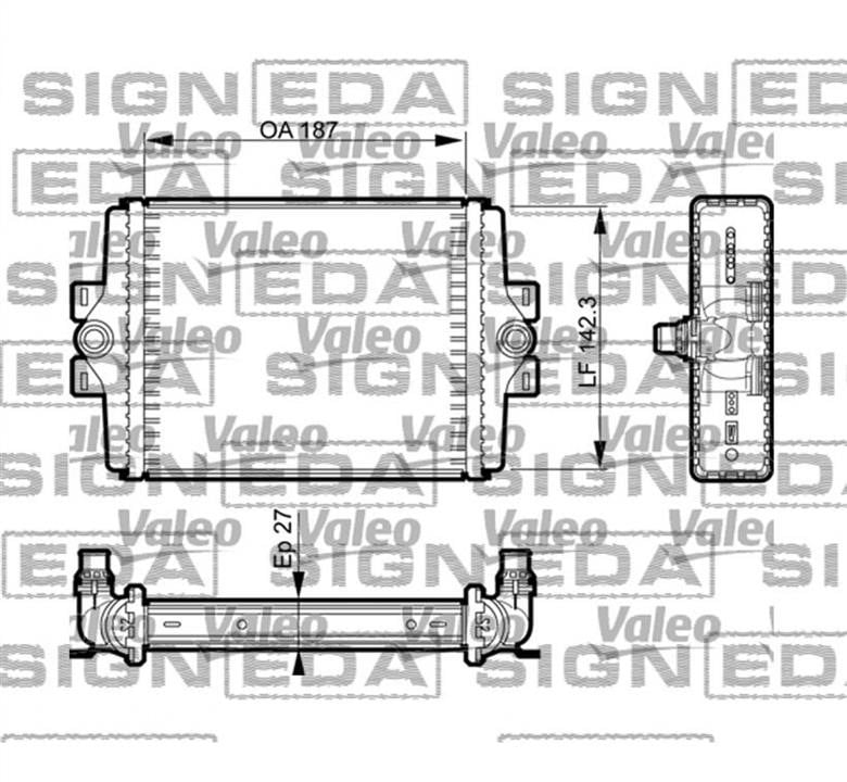 RA61998Q Signeda Радіатор охолодження двигуна