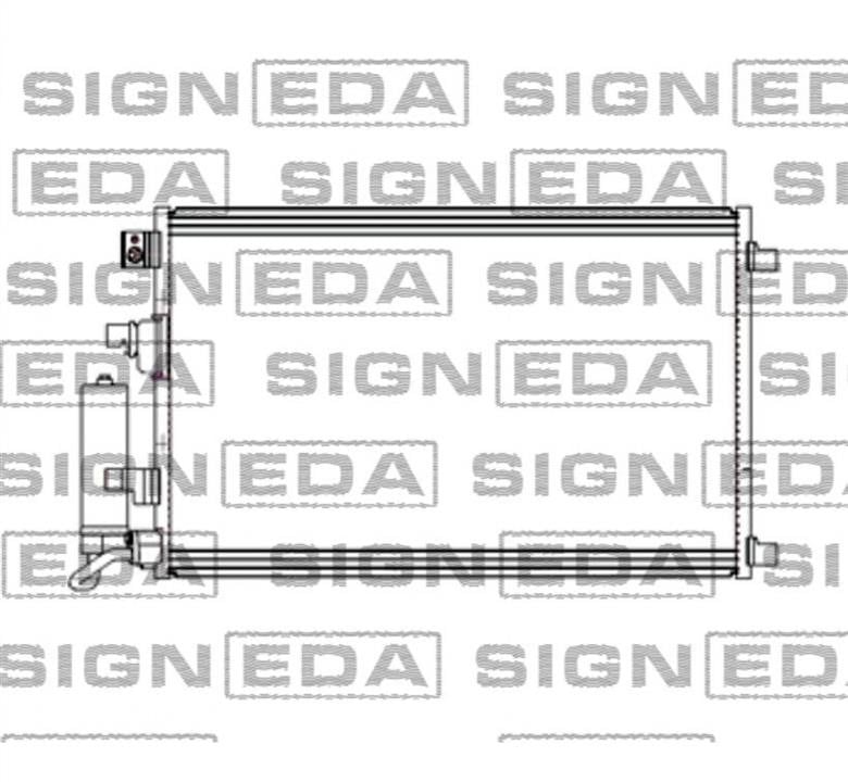 RC940402 Signeda Радіатор кондиціонера (Конденсатор)