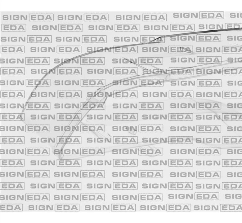 Стекло фары Signeda SBM1152R