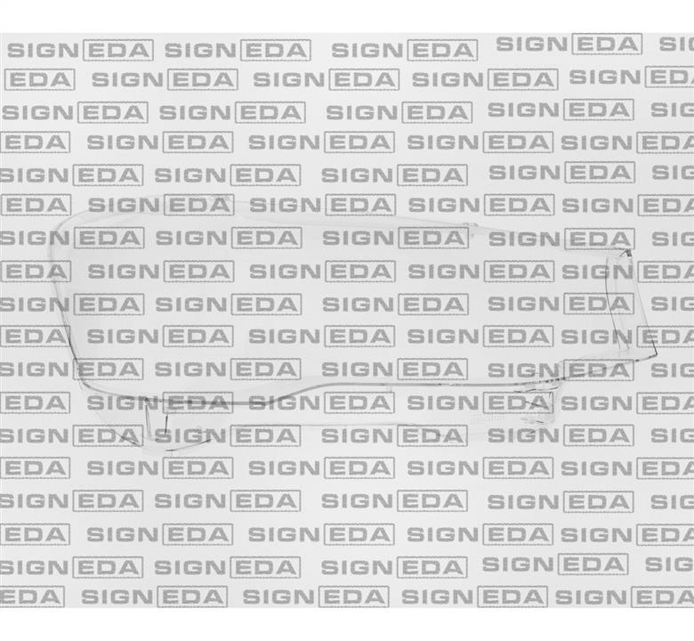 Скло фар БМВ: SBM1154R Signeda Скло фари