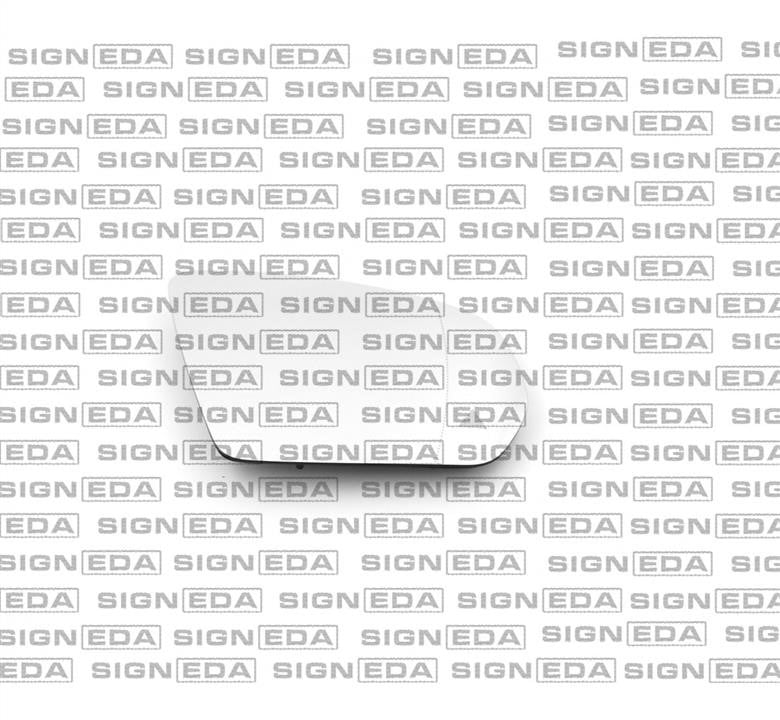 Вкладыш зеркала бокового Mercedes S-Class (Мерседес С-Класса): SBZM1068ER Signeda Стекло наружного зеркала
