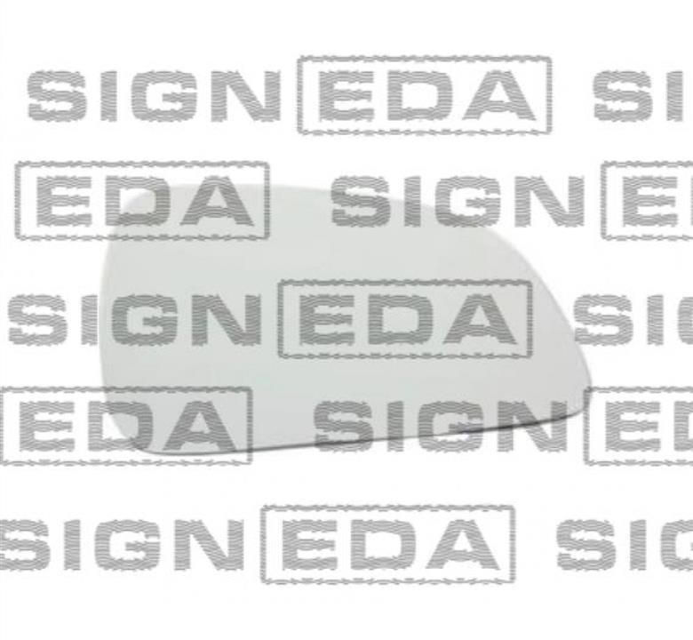 Вкладиш бокового дзеркала Opel Astra H (Опель Астра H): SOPM1036ER Signeda Скло зовнішнього дзеркала правого