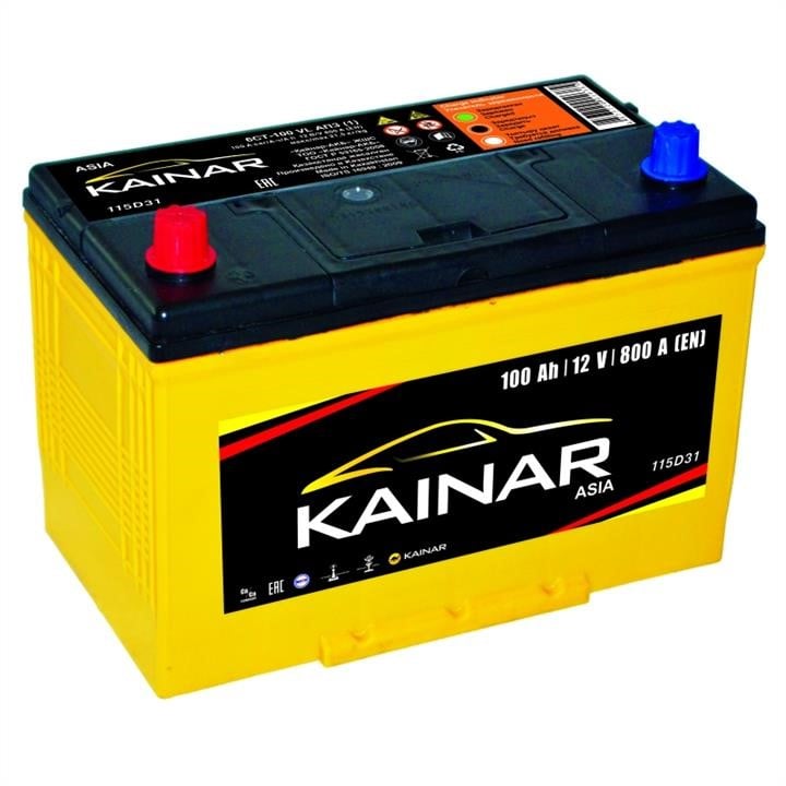 Kainar 090 341 1 110 Акумулятор Kainar 12В 100Ач 800А(EN) L+ 0903411110: Приваблива ціна - Купити в Україні на EXIST.UA!